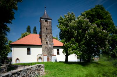 Spořice kostel sv. Bartoloměje