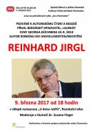BESEDA A AUTORSKÉ ČTENÍ S REINHARDEM JIRGLEM - 9. 3. 2017  1